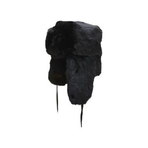Crown Cap Rabbit Full-Fur Russian-Style Cap